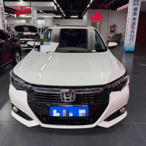 White Honda Crider front view